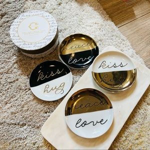 C Wonder Porcelain Coasters Set of 4